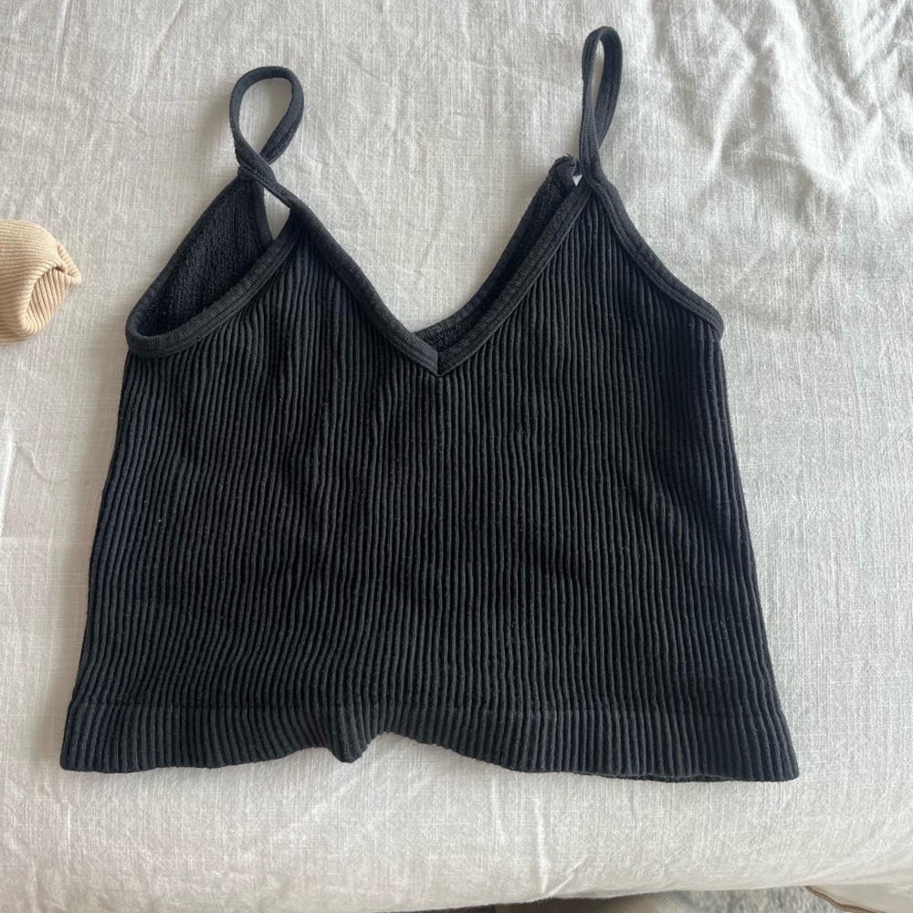 Free People Black Tank